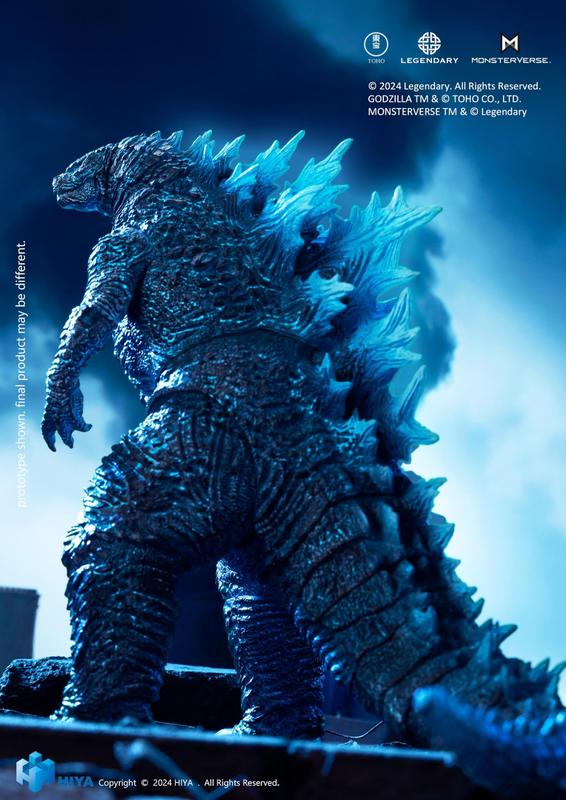 Boneco de ação Hiya Toys Godzilla x Kong Energized Godzilla